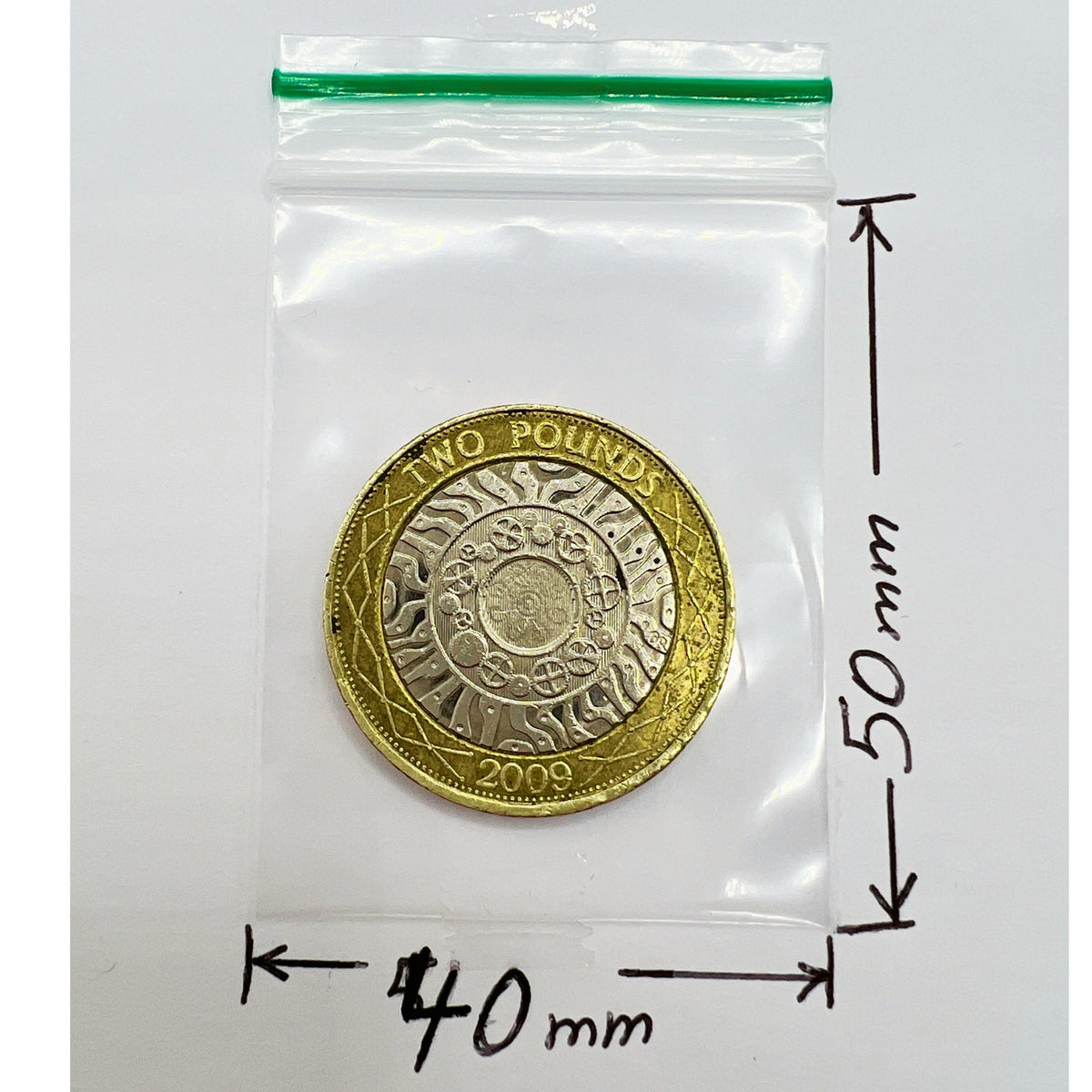 Clear 40x50mm 1.6x2 inch grip seal bags for crafts and small item storage