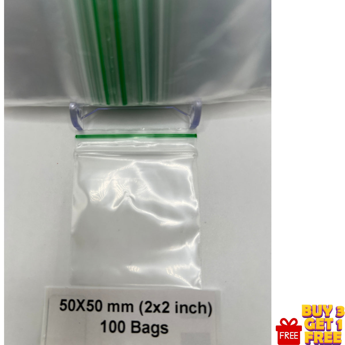 2x2 inch clear poly grip seal bags for storage and packaging